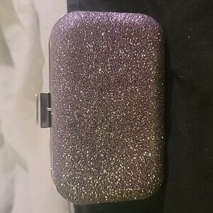 "New" RSVP Gold Glitter Clutch